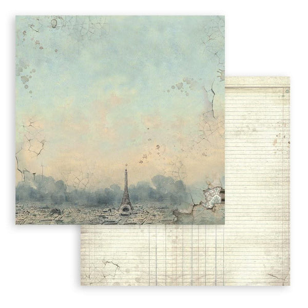 Stamperia Backgrounds Double-Sided Paper Pad 8"x 8" 10/Pkg - Voyages Fantastiques