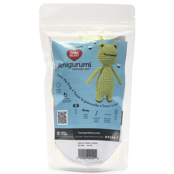 Red Heart Amigurumi Kit - Make Trevor the Frog