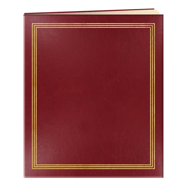 Pioneer Post Bound Album With Buff Pages 11.75"X14" Burgundy