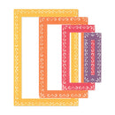Sizzix Fanciful Framelits Die Set By Stacey Park 9/Pkg - Renee Deco Rectangles