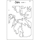 Sizzix A6 Layered Cosmopolitan Stencils By Stacey Park 4/Pkg - Floral Impressions*