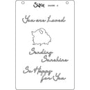 Sizzix A6 Layered Cosmopolitan Stencils By Stacey Park 4/Pkg - Floral Impressions*