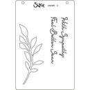Sizzix A6 Layered Cosmopolitan Stencils By Stacey Park 4/Pkg - Frond