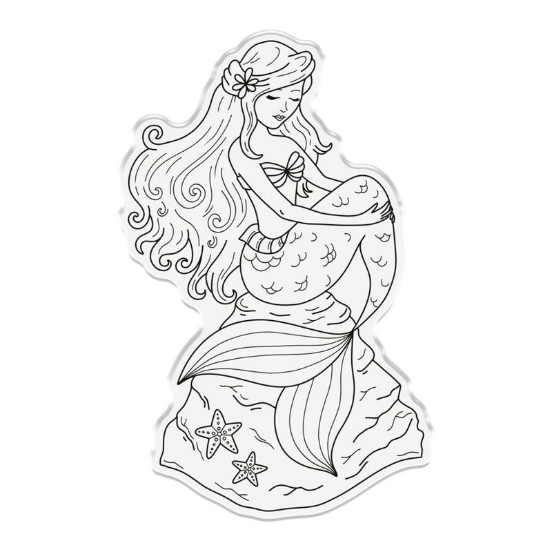 Sara Signature Enchanted Ocean Stamp And Die Mesmerizing Mermaid