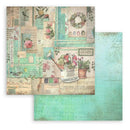 Stamperia Double-Sided Paper Pad 8"x 8" 10/Pkg - Garden