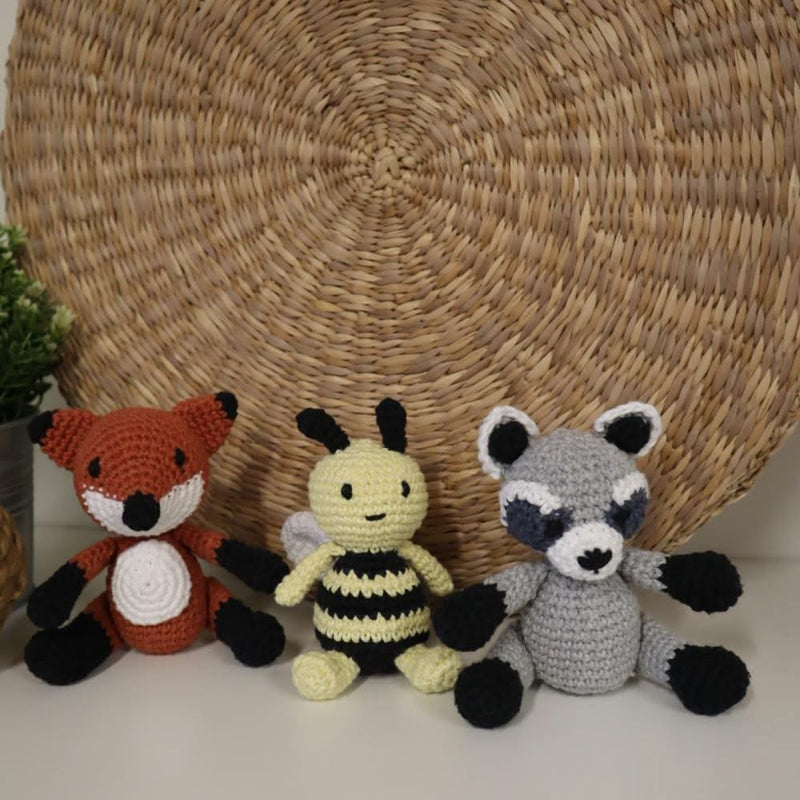 Hoooked Amigurumi DIY Kit W/Eco Barbante Yarn Forest Friends*