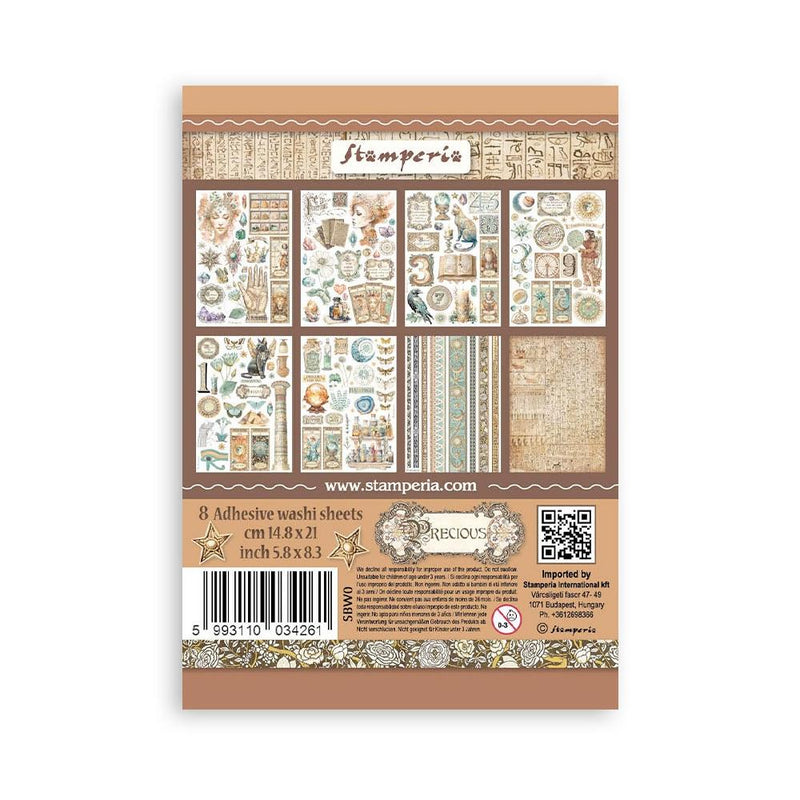 Stamperia A5 Washi Pad 8/Pkg - Fortune