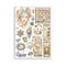 Stamperia A5 Washi Pad 8/Pkg - Fortune