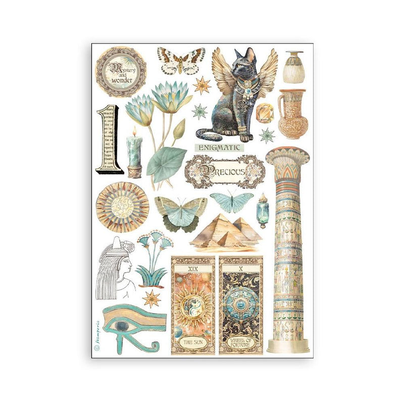 Stamperia A5 Washi Pad 8/Pkg - Fortune