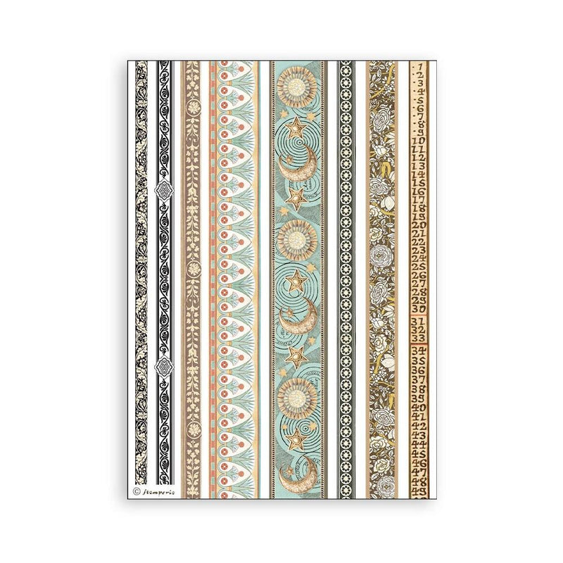Stamperia A5 Washi Pad 8/Pkg - Fortune
