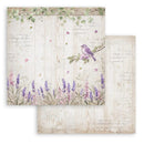 Stamperia Double-Sided Paper Pad 12"x 12" 10/Pkg - Lavender