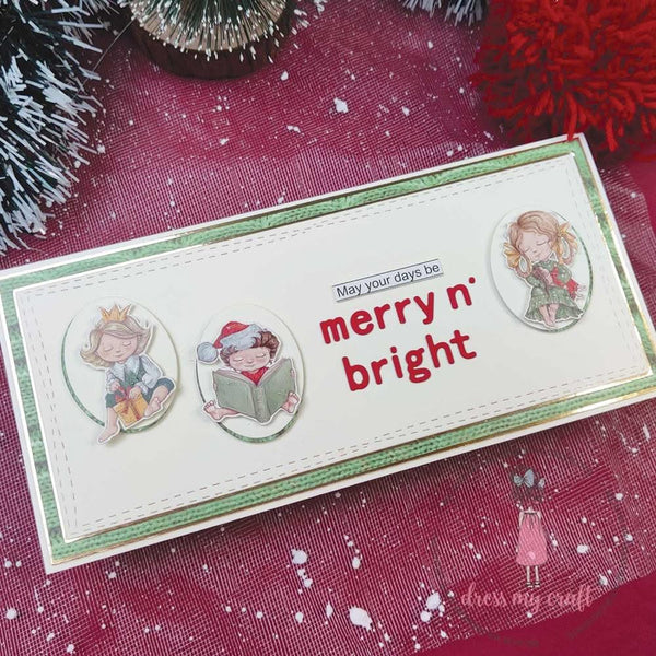 Dress My Craft Single-Sided Paper Pad 12"X12" 24/Pkg Christmas Stories, 12 Designs/2 Each*