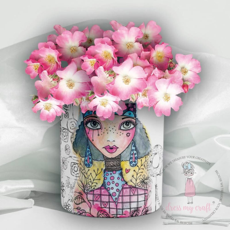 Dress My Craft Transfer Me Sheet A4 Bloom Gaze*