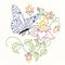 Aunt Martha's - Hand Embroidery Iron-On Transfer Pattern - 3 Sizes Butterflies & Flowers*