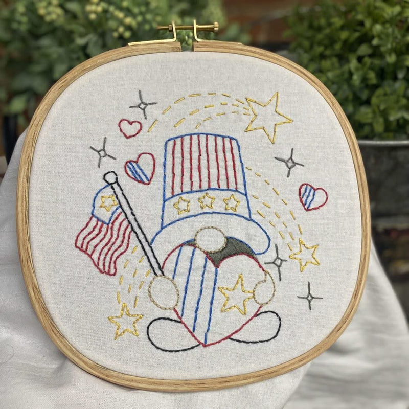Aunt Martha's - Hand Embroidery Iron-On Transfer Pattern Gnome Of The Month*