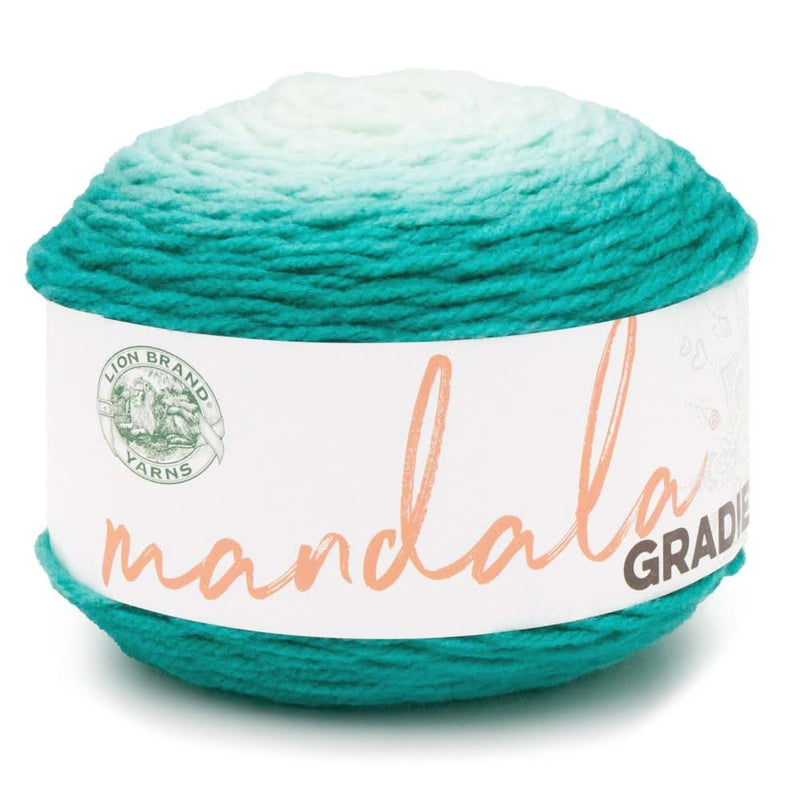 Lion Brand Mandala Gradient Yarn - Seagreen