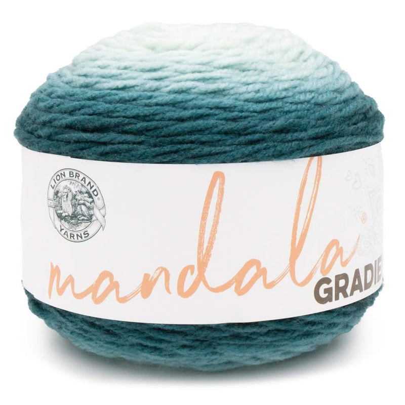 Lion Brand Mandala Gradient Yarn - Dark Teal
