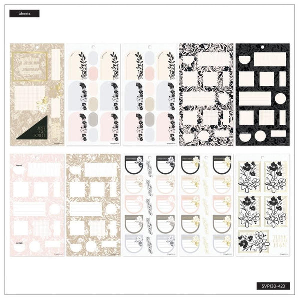 Happy Planner Classic Sticker Value Pack 30/Sheets - Sketchy Florals