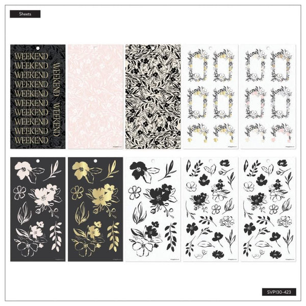 Happy Planner Classic Sticker Value Pack 30/Sheets - Sketchy Florals