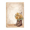 Stamperia Assorted Rice Paper Backgrounds A6 8/Sheets - Golden Harmony