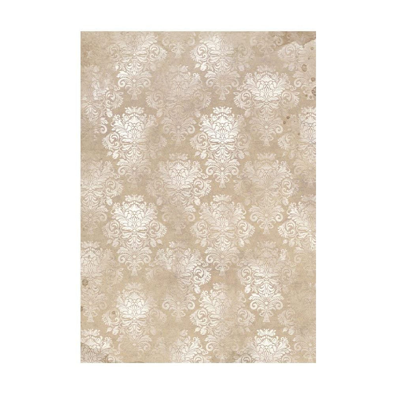 Stamperia Assorted Rice Paper Backgrounds A6 8/Sheets - Golden Harmony