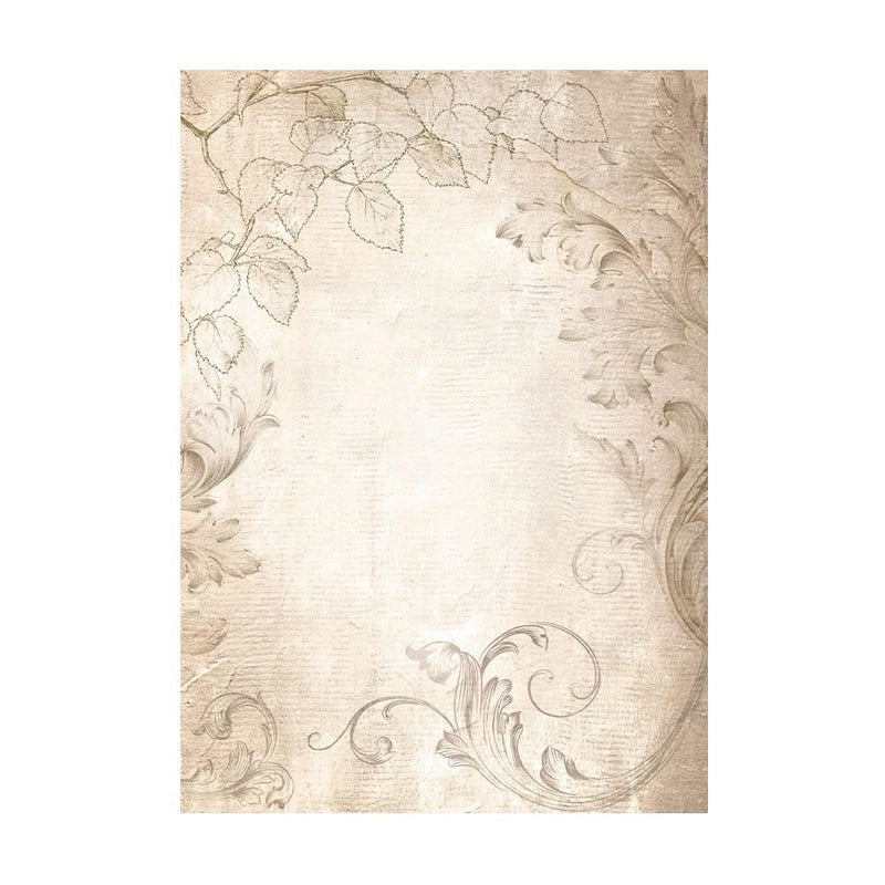 Stamperia Assorted Rice Paper Backgrounds A6 8/Sheets - Golden Harmony