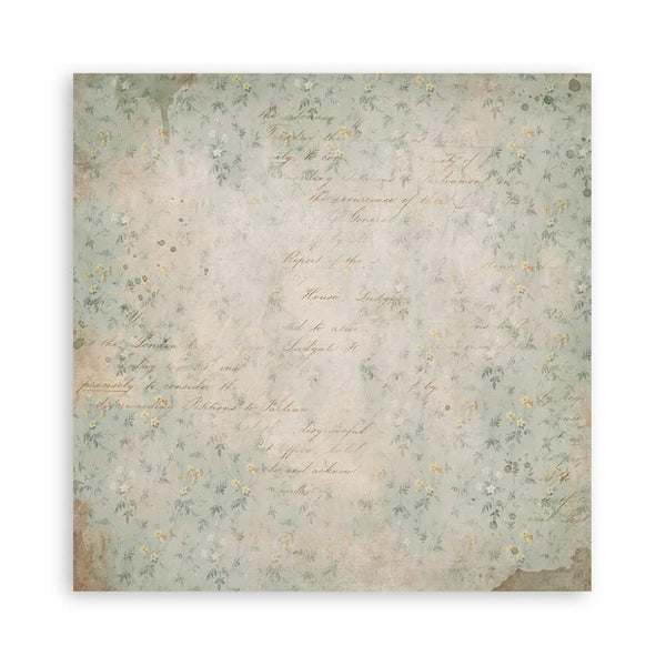 Stamperia Single-Sided Paper Pad 8"x 8" 22/Pkg - Golden Harmony*