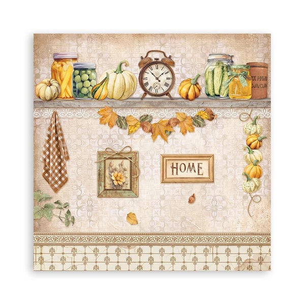Stamperia Single-Sided Paper Pad 12"x 12" 22/Pkg - Golden Harmony