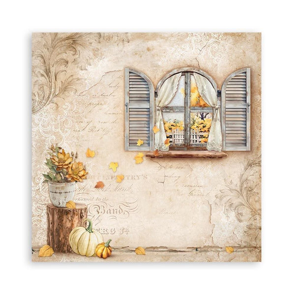 Stamperia Single-Sided Paper Pad 12"x 12" 22/Pkg - Golden Harmony