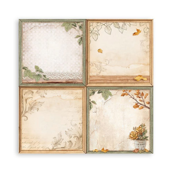Stamperia Single-Sided Paper Pad 12"x 12" 22/Pkg - Golden Harmony