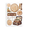 Stamperia A5 Washi Pad 8/Pkg - Golden Harmony
