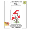 Lisa Horton Crafts Layering Stencils Fairy Pedestals*