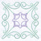 Jack Dempsey Stamped White Quilt Blocks 18"X18" 6/Pkg Cross-Stitch Design*