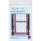 Jack Dempsey Stamped White Quilt Blocks 18"X18" 6/Pkg Cross-Stitch Design*