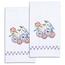 Jack Dempsey Stamped Decorative Hand Towels 17"X28" 2 Birds*