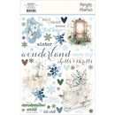 Simple Vintage Fresh Snow Rub-Ons 6"X8"