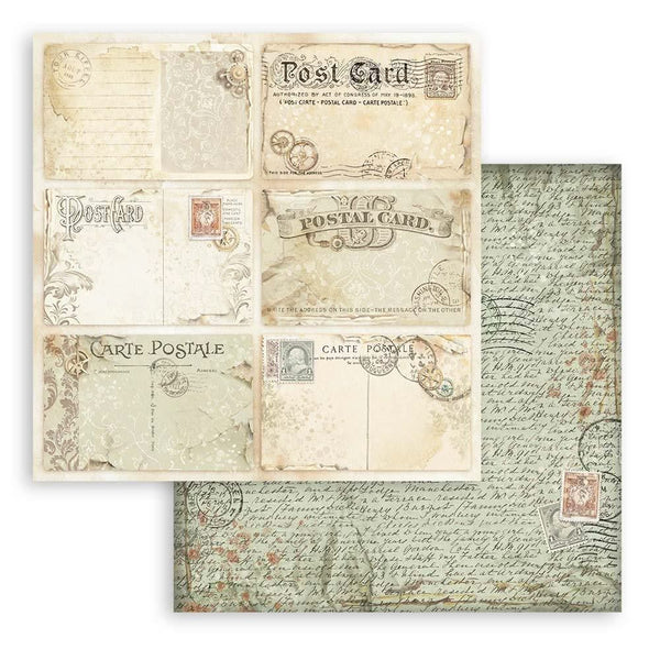 Stamperia Backgrounds Double-Sided Paper Pad 12"x 12" 10/Pkg - Alterego