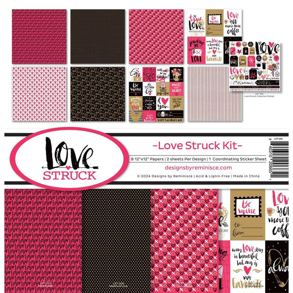 Reminisce Collection Kit 12"X12" - Lovestruck*