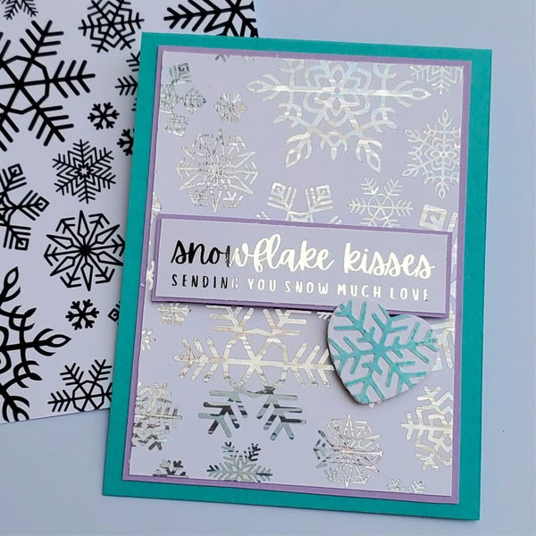 Deco Foil Transfer Sheets 6"X6" 12/Pkg - Icy