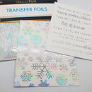 Deco Foil Transfer Sheets 6"X6" 12/Pkg - Icy