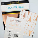 Deco Foil Transfer Sheets 6"X6" 12/Pkg - Birch