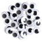 CousinDIY Paste-On Wiggle Eyes 25mm 34/Pkg Black