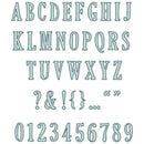 Sizzix Framelits Die Set By 49 And Market - Fine Line Alpha 02*