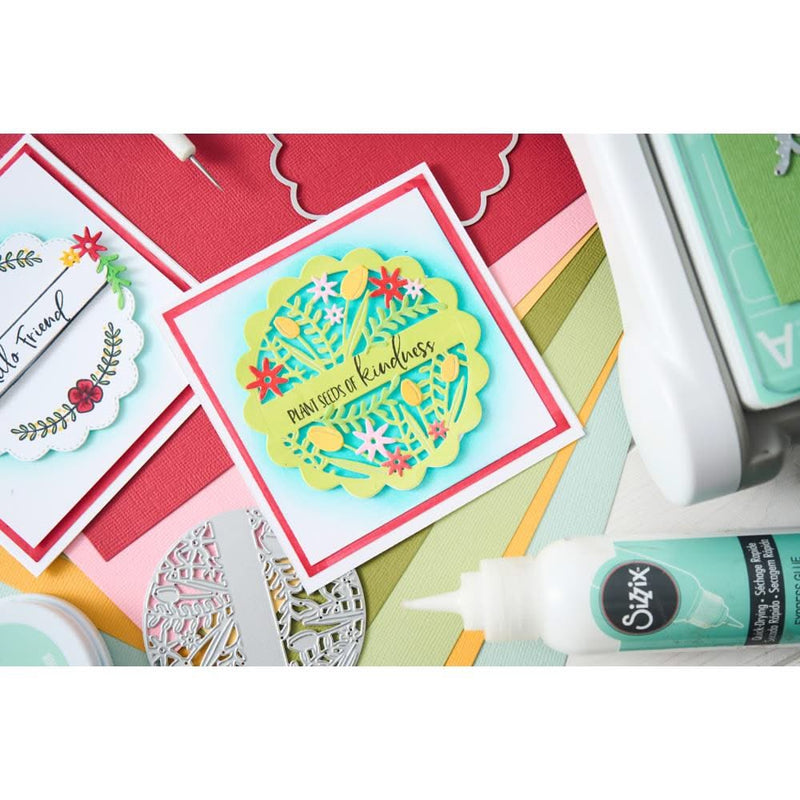 Sizzix Thinlits Die Set By Catherine Pooler 6/Pkg - Tulips & Blooms Circle*