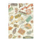 Stamperia Assorted Rice Paper Backgrounds A6 8/Sheets - Art of Travelling