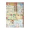 Stamperia Assorted Rice Paper Backgrounds A6 8/Sheets - Art of Travelling