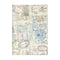 Stamperia Assorted Rice Paper Backgrounds A6 8/Sheets - Art of Travelling