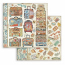 Stamperia Double-Sided Paper Pad 12"x 12" 10/Pkg - Art of Travelling