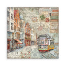 Stamperia Single-Sided Paper Pad 8"x 8" 22/Pkg - Art of Travelling