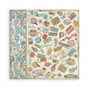 Stamperia Single-Sided Paper Pad 8"x 8" 22/Pkg - Art of Travelling